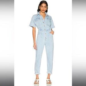 Free People Marci Denim Jumpsuit